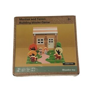 Wooden Building Blocks Set